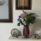 今日（9/18）の誕生花の紫陽花を壁掛け仏壇「鏡壇ミラリエ」に飾りました。