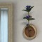 壁掛け仏壇「鏡壇ミラリエ」に今日（10/23）の誕生花の「リンドウ」の花を飾ってみました。