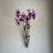 壁掛け仏壇「鏡壇ミラリエ」に今日（2/4）の誕生花の「リューココリネ」を飾ってみました。