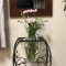 壁掛け仏壇「鏡壇ミラリエ」に今日（5/11）の誕生花の「ヤグルマギク（矢車菊）」を飾ってみました。