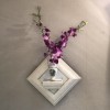 壁掛け仏壇「鏡壇ミラリエ」に今日（11/27）の誕生花の「デンファレ（デンドロビウム）」を飾ってみました。