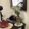 壁掛け仏壇「鏡壇ミラリエ」に今日（7/8）の誕生花の「オルレア（ホワイトレースフラワー）」を飾ってみました。