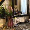 壁掛け仏壇「鏡壇ミラリエ」に今日（11/7）の誕生花の「ハナトラノオ（花虎の尾）」を飾ってみました。