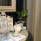 壁掛け仏壇「鏡壇ミラリエ」に今日（5/1）の誕生花の「スズラン（鈴蘭）」を飾ってみました。