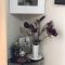 壁掛け仏壇「鏡壇ミラリエ」に今日（3/21）の誕生花の「シモクレン（紫木蓮）」を飾ってみました。