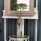 壁掛け仏壇「鏡壇ミラリエ」に今日（5/30）の誕生花の「ユウギリソウ（夕霧草）」を飾ってみました。