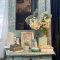 壁掛け仏壇「鏡壇ミラリエ」に今日（6/16）の誕生花の「カシワバアジサイ（柏葉紫陽花）」を飾ってみました。